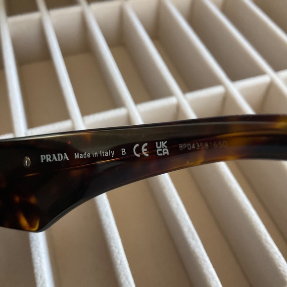 Prada PR 14ZS Tortoise/Brown Shaded (2AU-6S1) Sunglasses - Picture 9 of 9